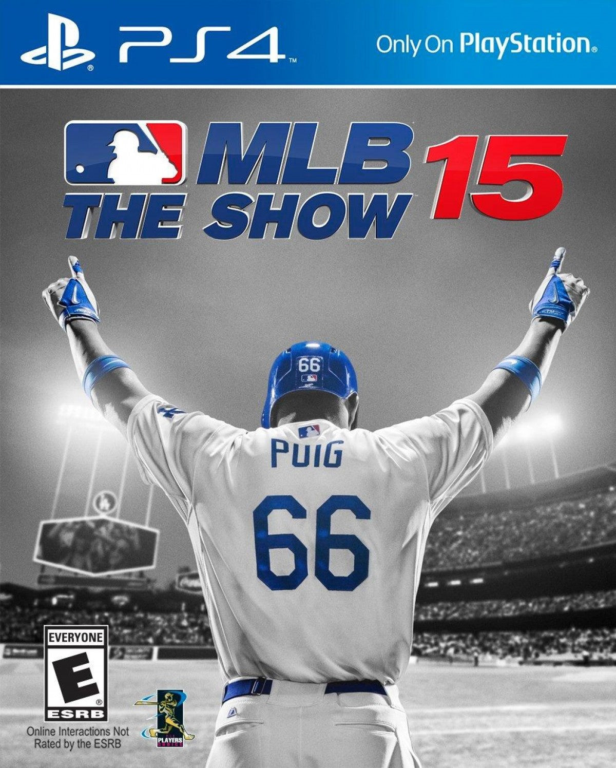 MLB 15: The Show for PlayStation 4 (PS4) at Gamers INC, featuring authentic Major League Baseball gameplay with improved controls, enhanced presentation, and deep modes like Road to the Show and Franchise to build your career and lead your team to a World Series championship front cover