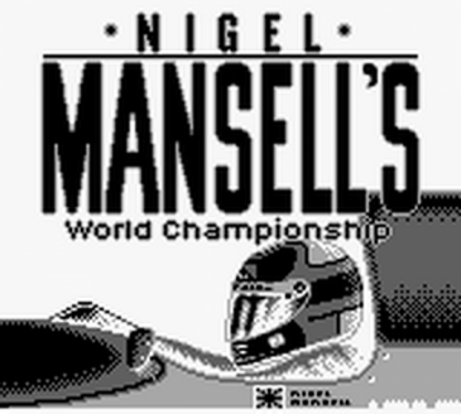 Nigel Mansell’s World Championship Racing Game Boy racing video game gameplay