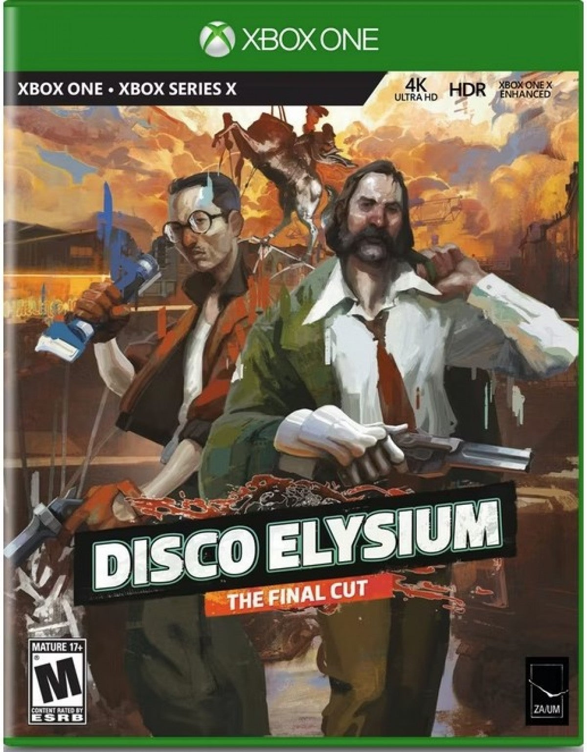 Disco Elysium: The Final Cut – Xbox One (XONE) cover art for narrative‑rich role‑playing game with full voice acting and expanded political vision quests