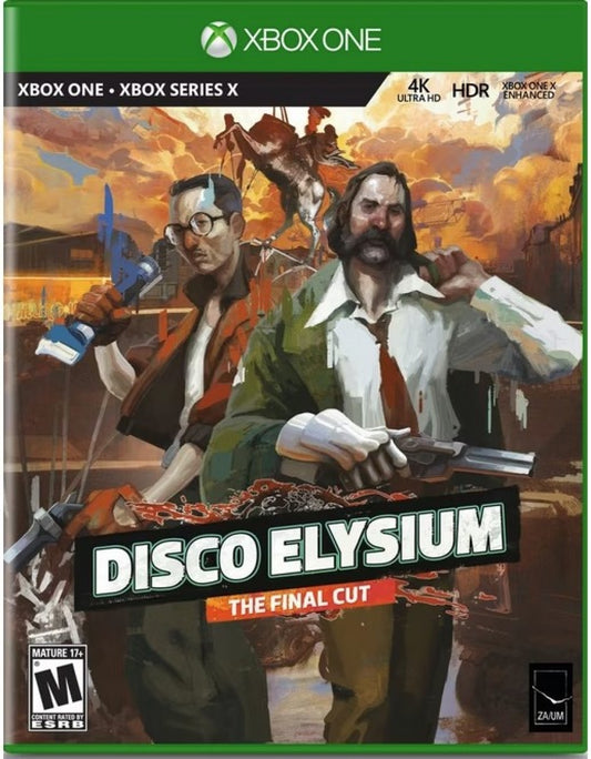 Disco Elysium: The Final Cut – Xbox One (XONE) cover art for narrative‑rich role‑playing game with full voice acting and expanded political vision quests