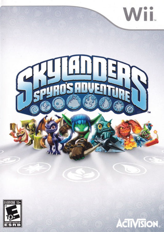 Skylanders: Spyro’s Adventure – Nintendo Wii (Wii) action-adventure platformer toys-to-life video game cover art