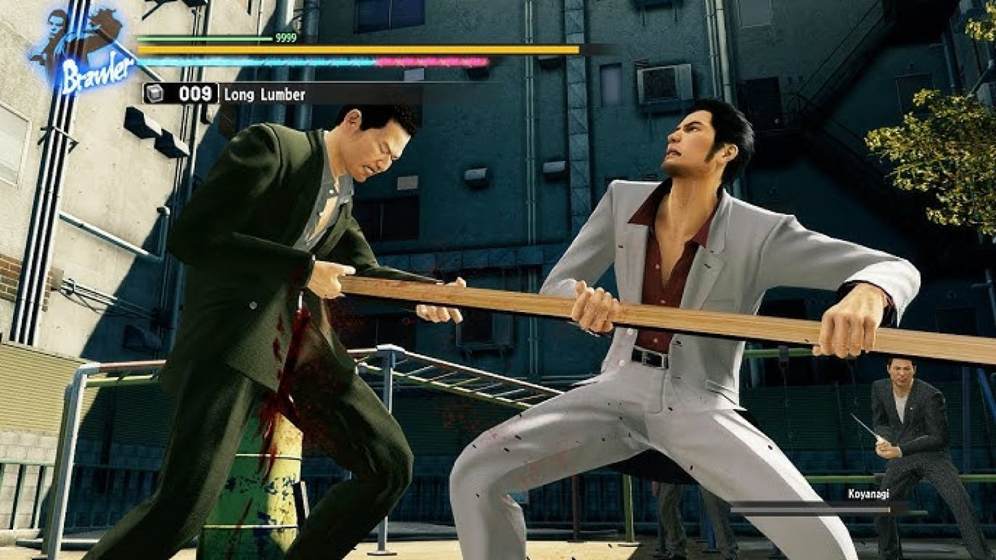 Yakuza Kiwami Nintendo Switch inspired design featuring action adventure crime drama aesthetic intense street combat immersive urban exploration gripping narrative iconic underworld characters cinematic gameplay modern remake presentation gameplay 