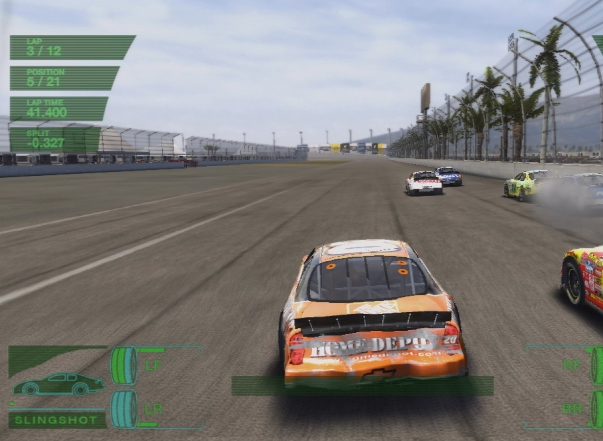 NASCAR 08 – PlayStation 2 (PS2) stock car racing sports video game gameplay