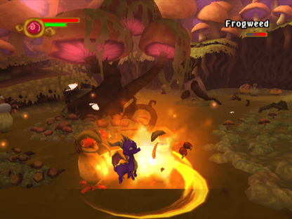 The Legend of Spyro A New Beginning PlayStation 2 PS2 for retro video game enthusiasts featuring action platforming gameplay Spyro the Dragon adventure elemental abilities fantasy world exploration challenging enemies and collectible gaming appeal gameplay