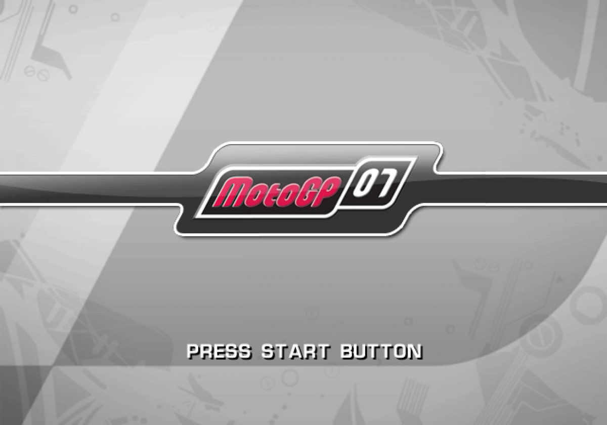MotoGP 07 – PlayStation 2 (PS2) motorcycle racing video game title screen