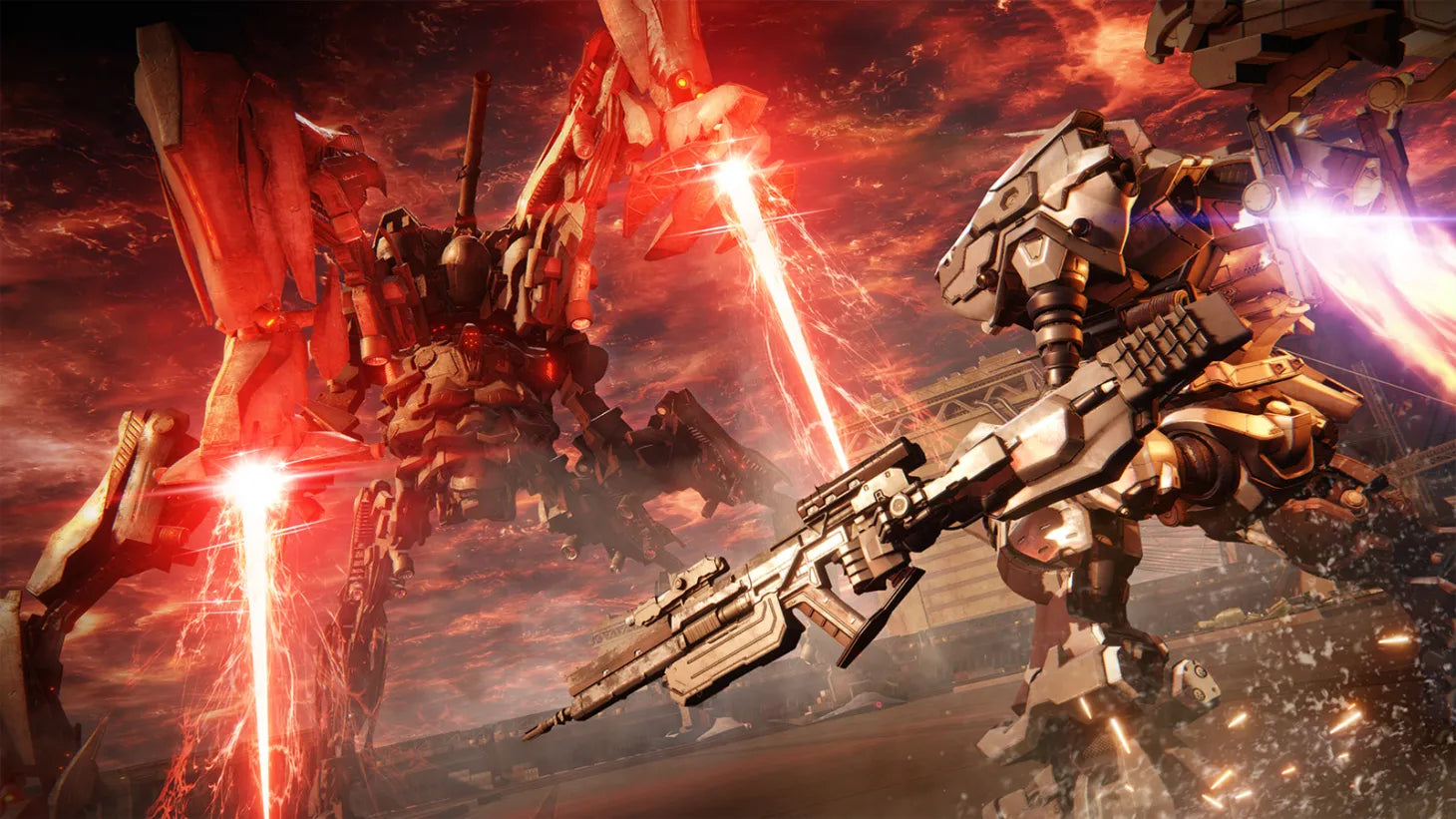 Armored Core VI: Fires of Rubicon gameplay for PlayStation 4 (PS4) video game