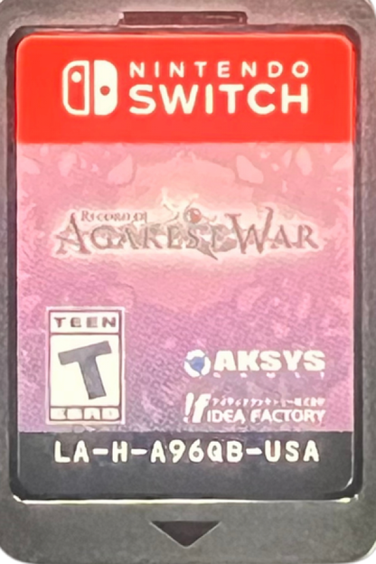Record of Agarest War 15th Anniversary Limited Edition Nintendo Switch NS for tactical role playing video game fans featuring turn based strategy combat character customization generational storytelling party building fantasy exploration anime inspired characters relationship mechanics challenging battles and 15th Anniversary Limited Edition collectible content gaming appeal cartidge
