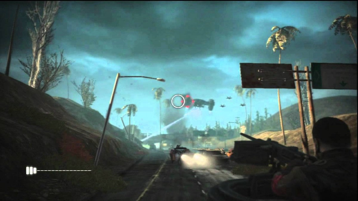 Terminator Salvation for PlayStation 3 (PS3) at Gamers INC, featuring an intense third-person cover-based shooter set in the post-apocalyptic Future War where you play as John Connor leading the Resistance against the relentless machines of Skynet gameplay screenshot