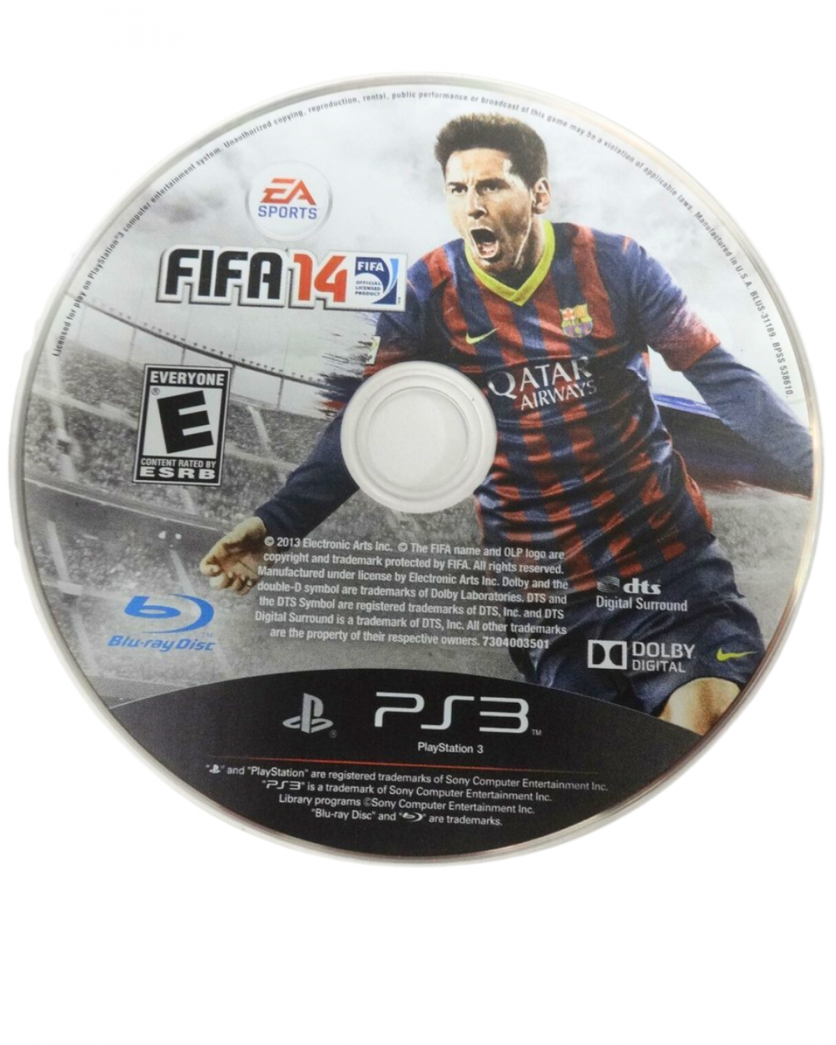 FIFA 14 disc for PlayStation 3 (PS3) video game