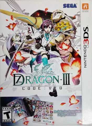 7th Dragon III Code VFD Launch Edition cover art for Nintendo 3DS video game