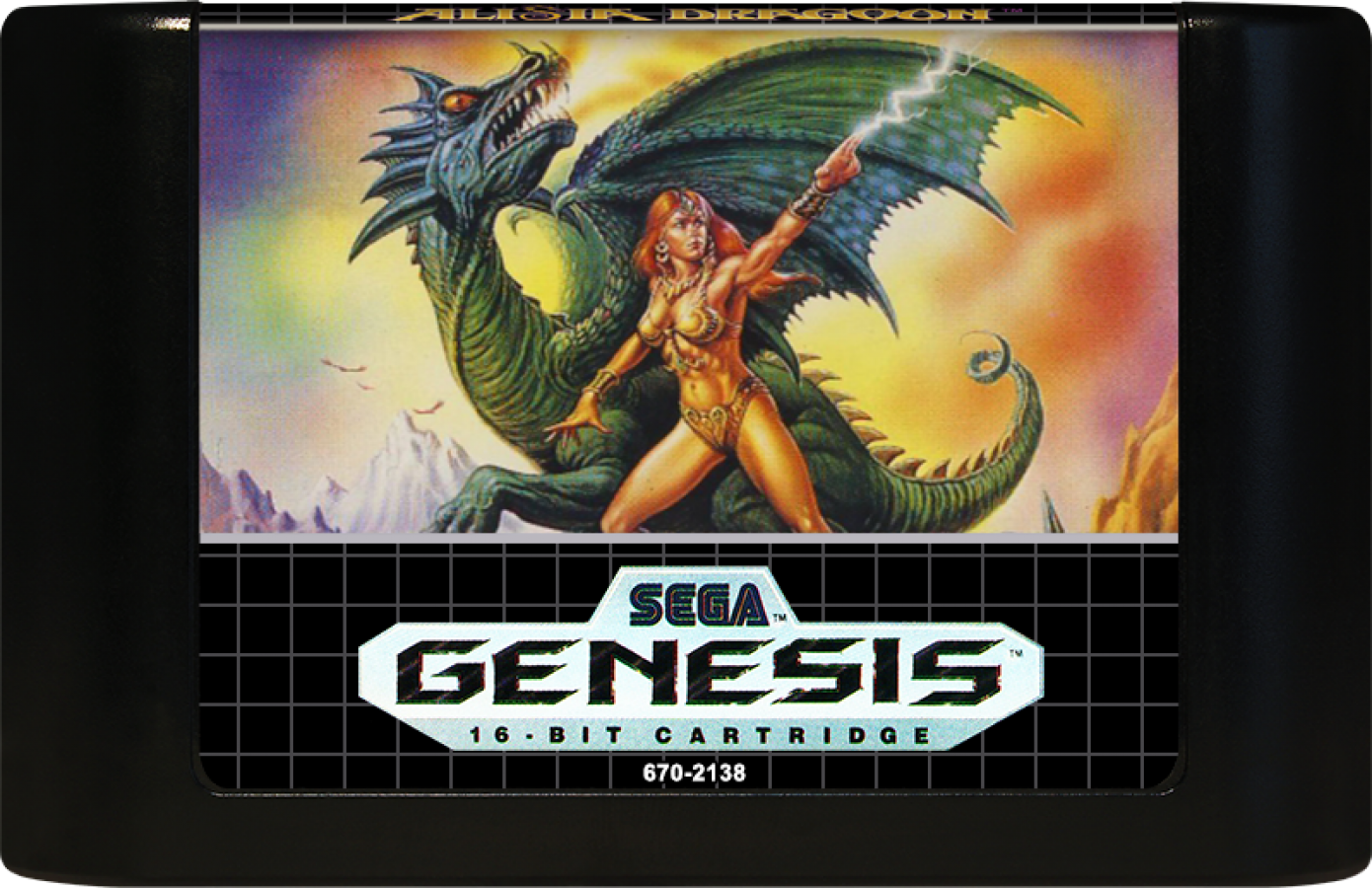 Alisia Dragoon cartridge for Sega Genesis (GEN) video game