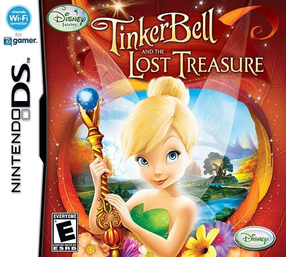 Tinker Bell and the Lost Treasure – Nintendo DS (DS) Front Cover Box Art 