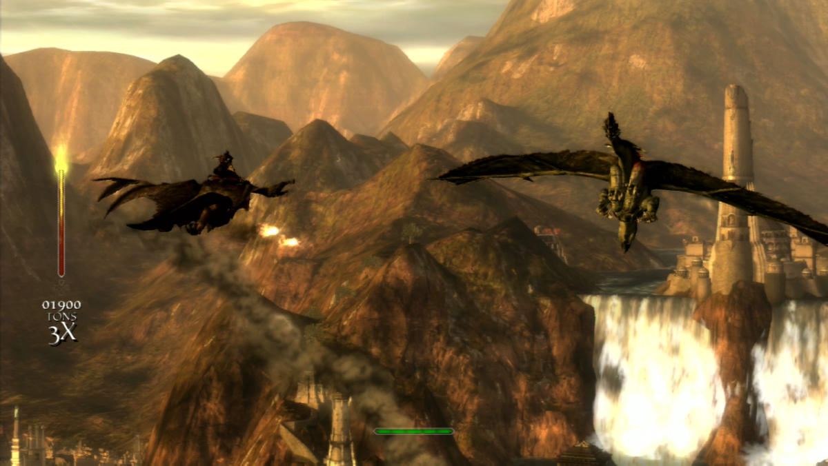 Lair PlayStation 3 PS3 video game, fantasy action adventure, dragon combat, cinematic gameplay, Sony console exclusive gameplay screenshot