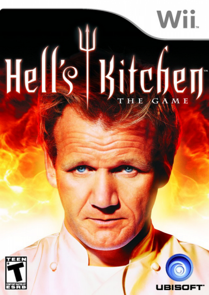 Hell’s Kitchen – Nintendo Wii (Wii) cooking simulation reality TV game cover art for video game