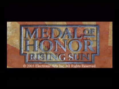 Medal of Honor: Rising Sun [Greatest Hits] title screen for PlayStation 2 (PS2) video game