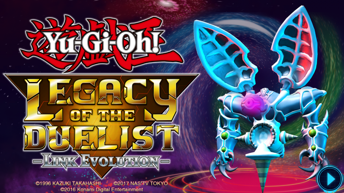 Yu-Gi-Oh Legacy of the Duelist Link Evolution Nintendo Switch NS video game featuring strategic card battle gameplay Yu-Gi-Oh dueling iconic characters deck building monster cards spell cards trap cards story campaigns and competitive duels Nintendo Switch gaming video game collection title screen
