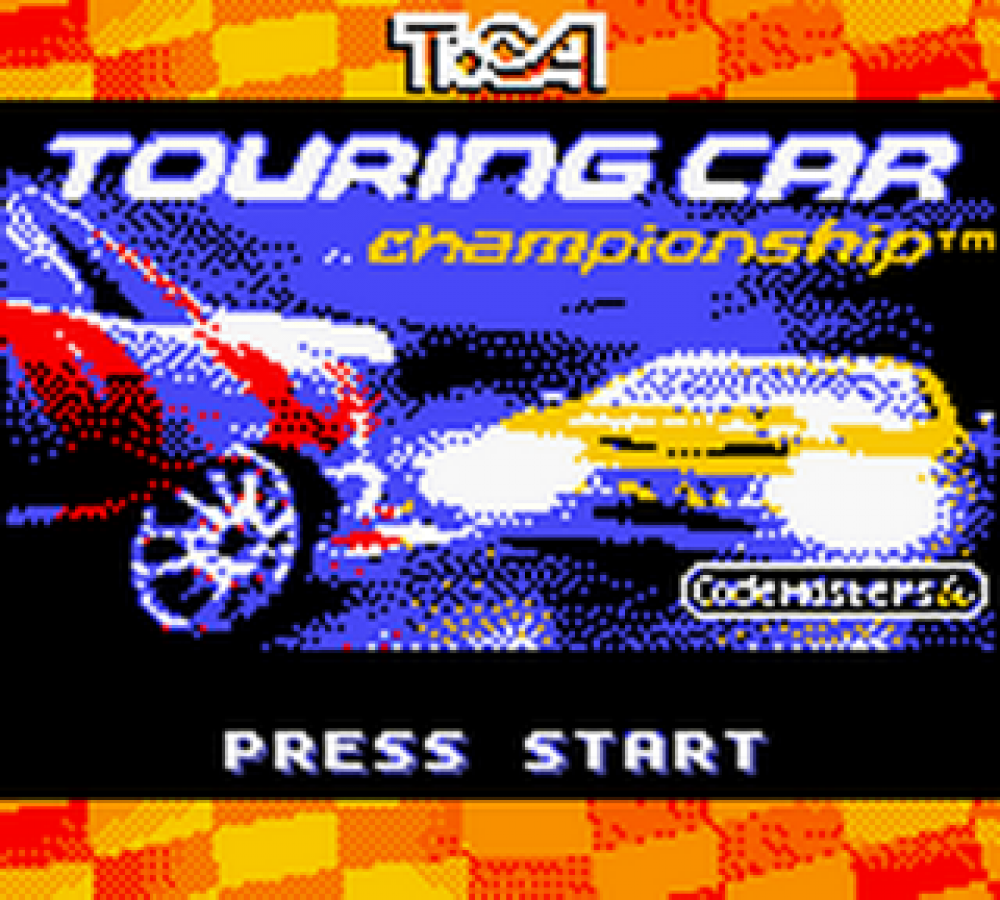 TOCA Touring Car Championship start menu  for Game Boy Color (GBC) video 