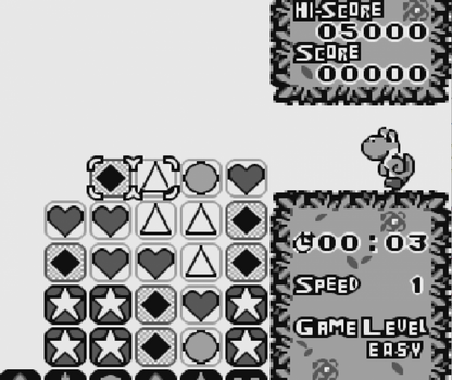 Tetris Attack Nintendo Game Boy GB for puzzle retro video game fans featuring fast paced tile matching strategic gameplay colorful character themes challenging puzzle levels addictive arcade action classic handheld gaming collectible gaming appeal gameplay