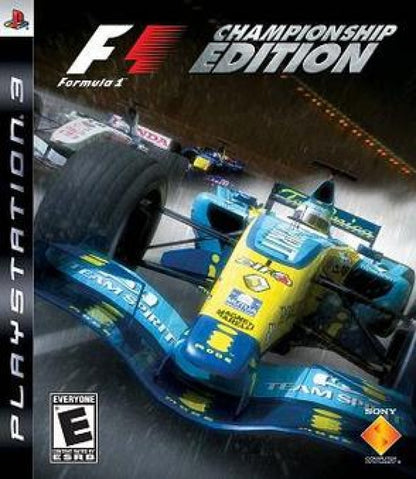Formula One [Championship Edition] cover art for PlayStation 3 (PS3) video game