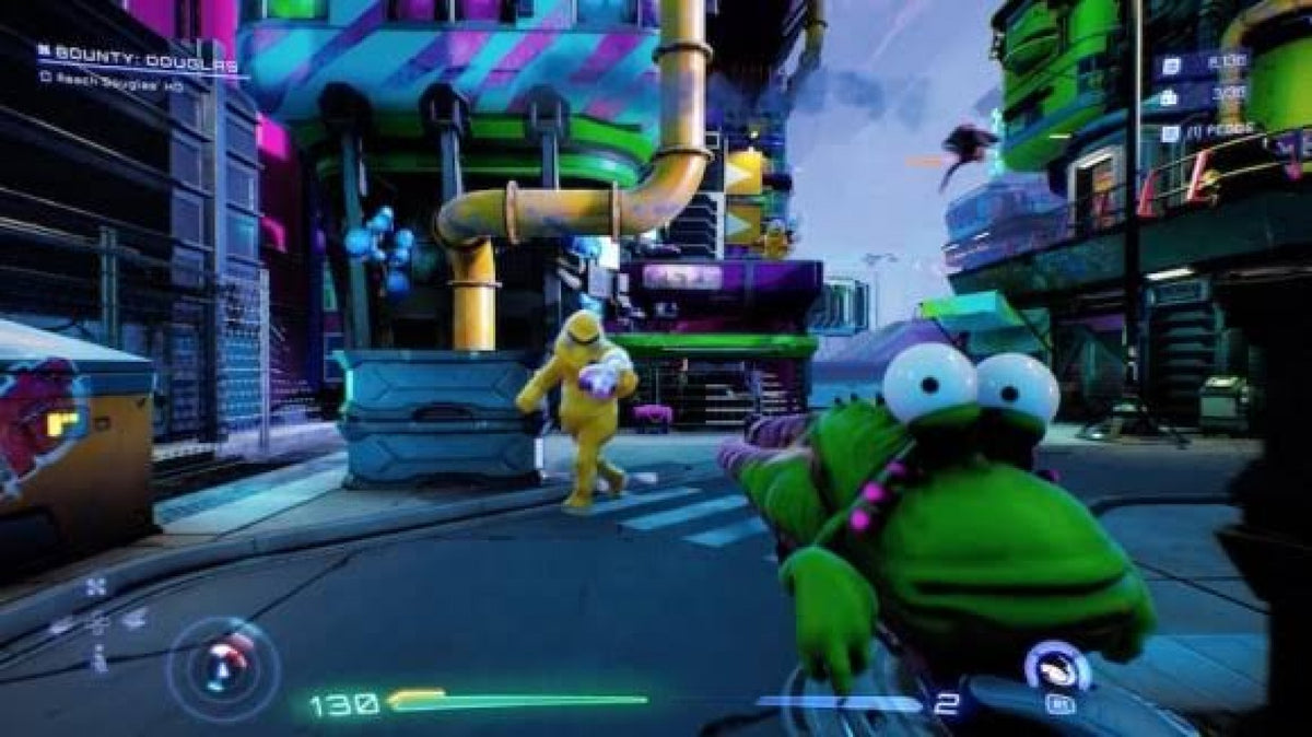 High on Life PlayStation 5 PS5 for first person shooter video game fans featuring comedic sci fi action colorful alien worlds talking weapons bounty hunting missions platforming exploration boss battles unique characters and irreverent humor with immersive next generation gameplay collectible gaming appeal fps gameplay
