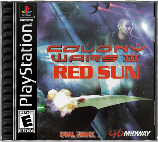 Colony Wars III: Red Sun cover art for PlayStation 1 (PS1) video game
