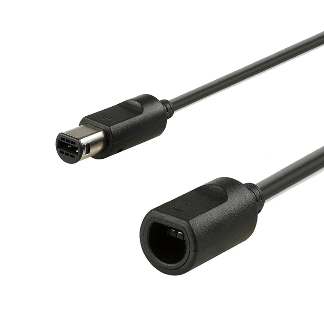Nintendo GameCube controller extension cable inspired design featuring retro gaming accessory aesthetic wired controller extender setup compatible console hardware multiplayer gaming convenience nostalgic Nintendo connectivity presentation