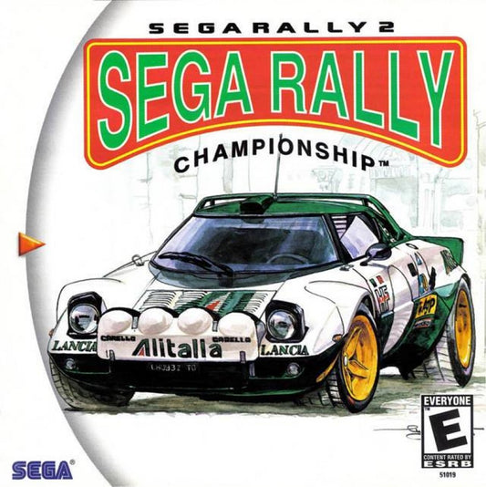 Sega Rally 2: Sega Rally Championship cover art for Sega Dreamcast (DC) video game