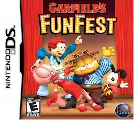 Garfield's Fun Fest cover art for Nintendo DS (DS) video game