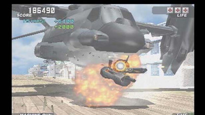 Time Crisis 3 – PlayStation 2 (PS2) video game gameplay, on-rails light gun shooter.