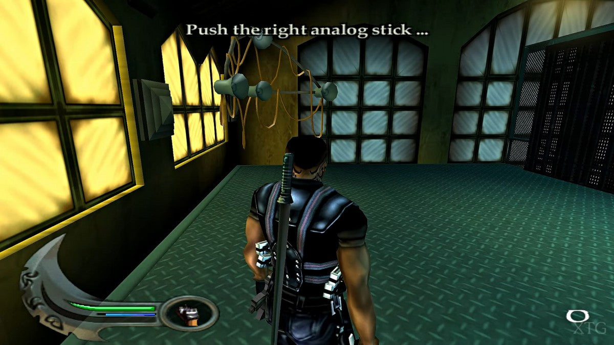 Blade II for PlayStation 2 with vampire-themed action combat focus gameplay