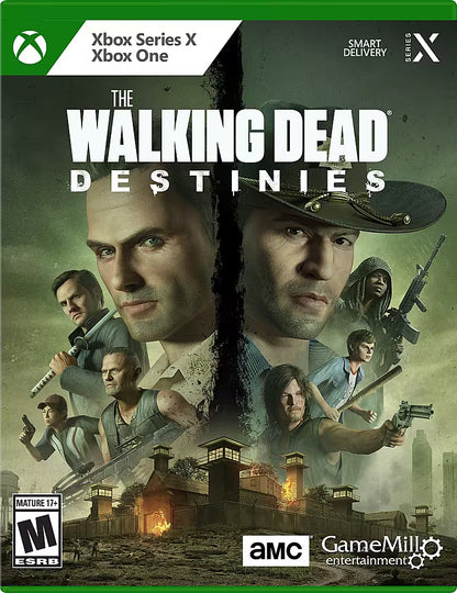 The Walking Dead Destinies Xbox Series X action adventure game with choice-driven narrative and zombie survival cover art 