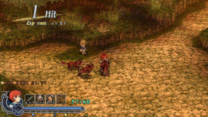 Ys: The Oath in Felghana gameplay for PlayStation Portable (PSP) action RPG game