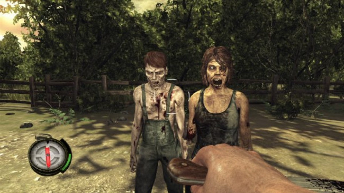 The Walking Dead: Survival Instinct gameplay for Nntendo Wii U (Wii U) zombie survival video game.