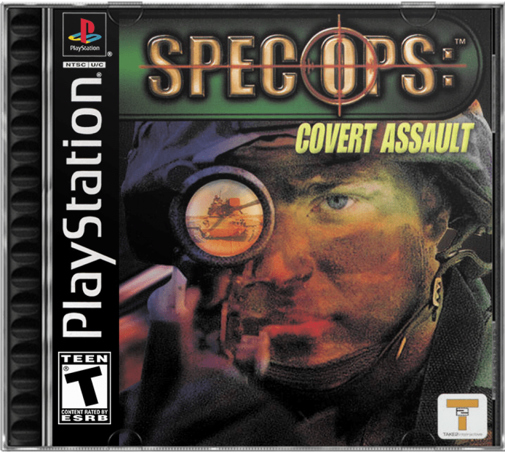 Spec Ops: Covert Assault cover art for PlayStation 1 (PS1) video game