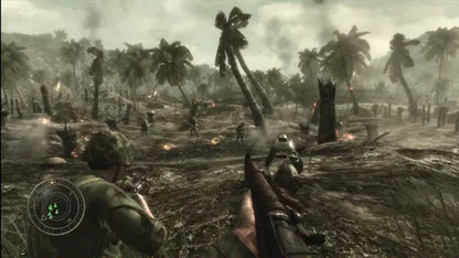 Call of Duty: World at War gameplay for Xbox 360 (X360) first-person shooter video game