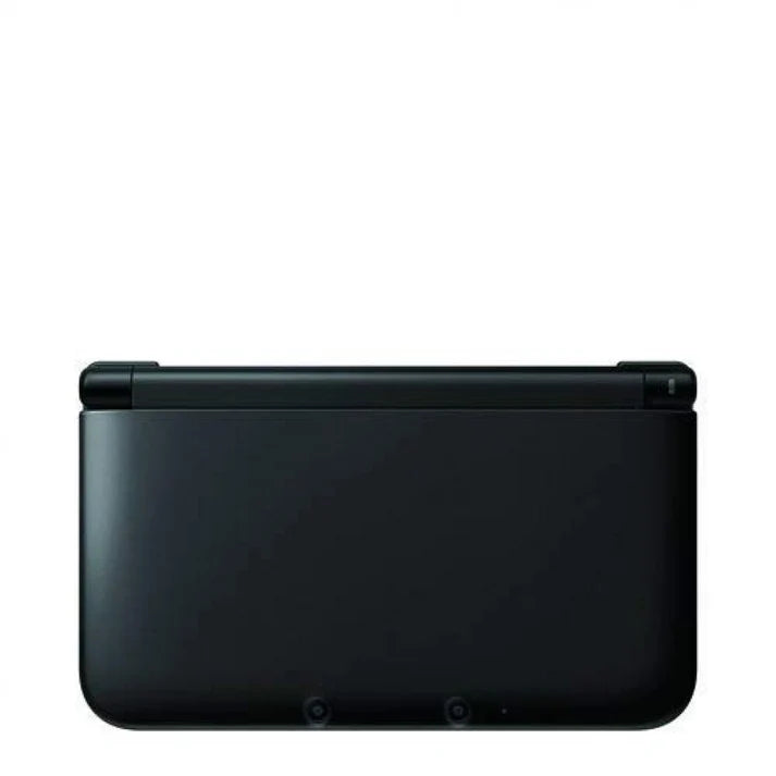 Nintendo 3DS XL black console handheld gaming system featuring large dual screens glasses free 3D display touch screen controls built in cameras Wi Fi connectivity backward compatibility with Nintendo DS games portable Nintendo gaming rechargeable battery collectible gaming appeal 