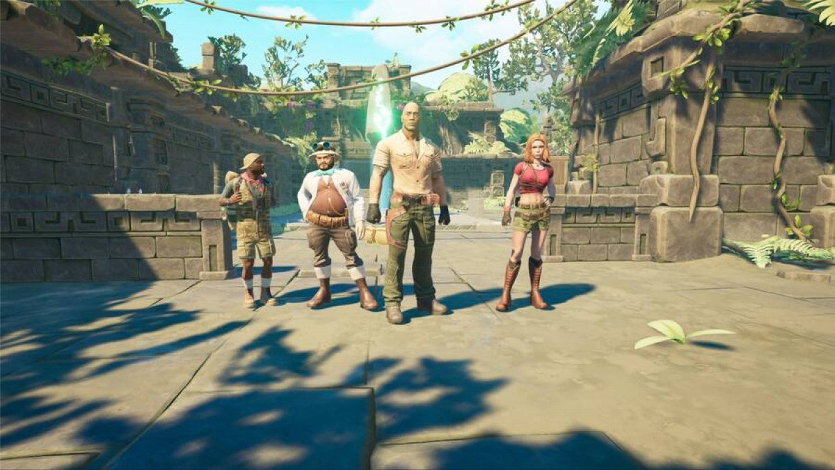 Jumanji: The Video Game gameplay for Xbox One (XONE) cooperative action-adventure video game