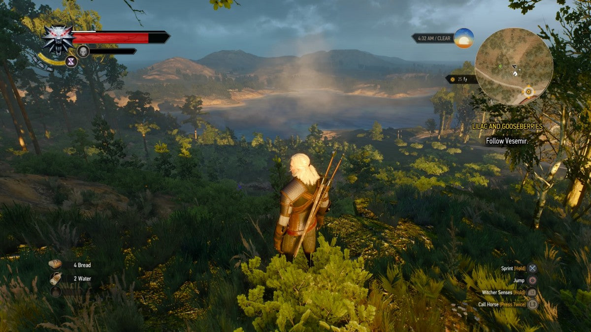 The Witcher 3: Wild Hunt – PlayStation 4 (PS4) video game gameplay, open-world action role-playing game