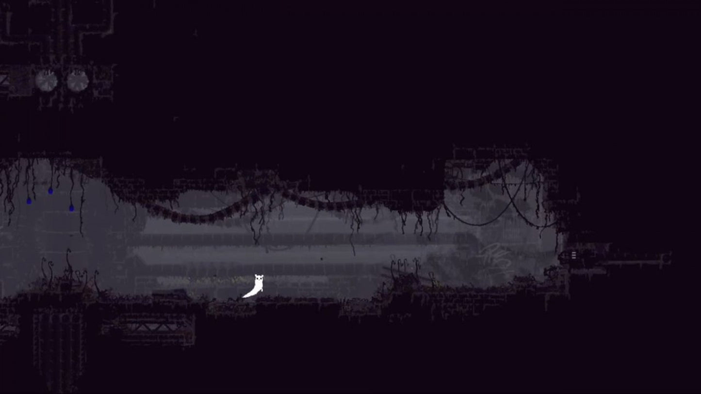 Rain World Nintendo Switch inspired design featuring atmospheric survival platform adventure aesthetic mysterious post apocalyptic ecosystem agile slugcat protagonist challenging exploration dynamic wildlife encounters pixel art environments immersive indie gameplay presentation gameplay  