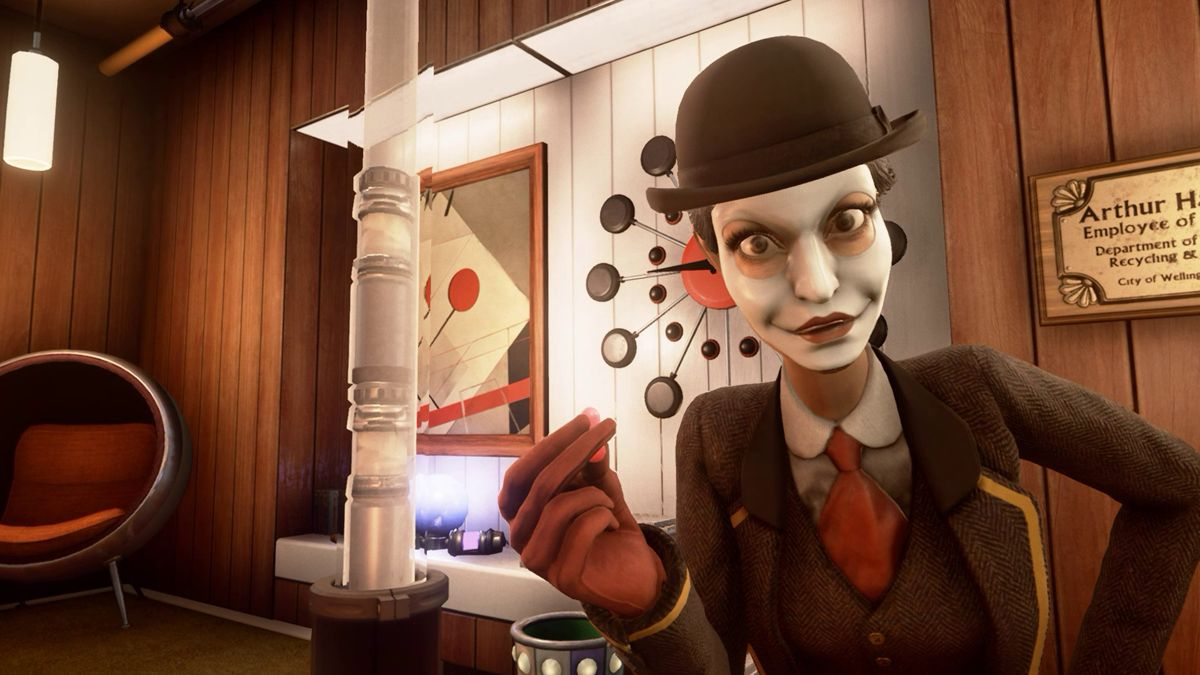 We Happy Few – PlayStation 4 (PS4) video game gameplay, dystopian action-adventure.