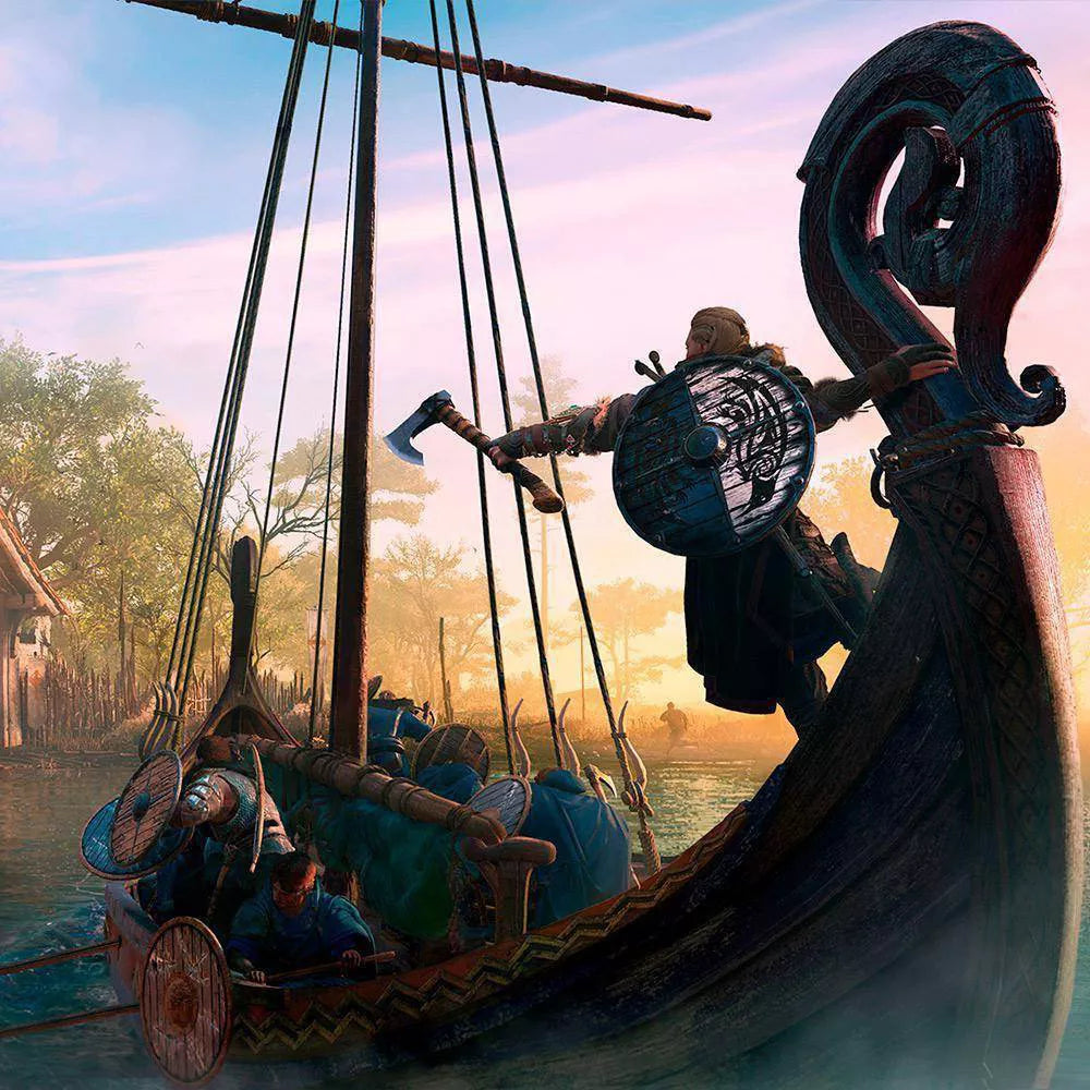 Assassins Creed Valhalla gameplay image for PlayStation 5 action RPG game 