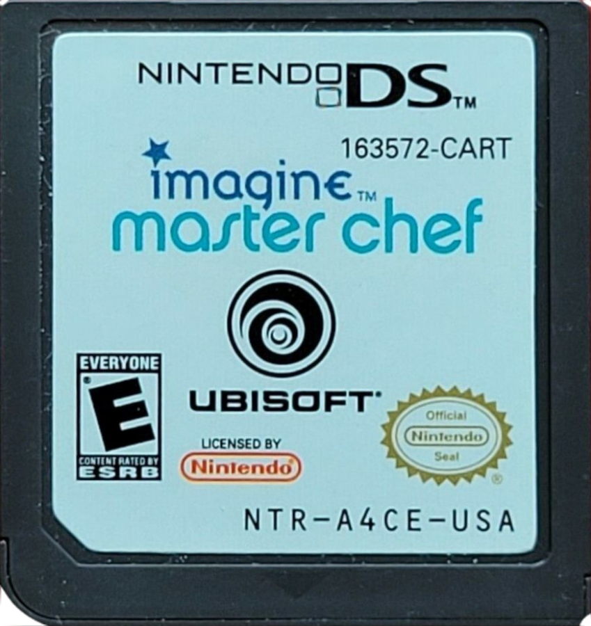 Imagine Master Chef Nintendo DS cooking simulation game with recipe challenges kitchen tasks and culinary creativity for young players cartridge