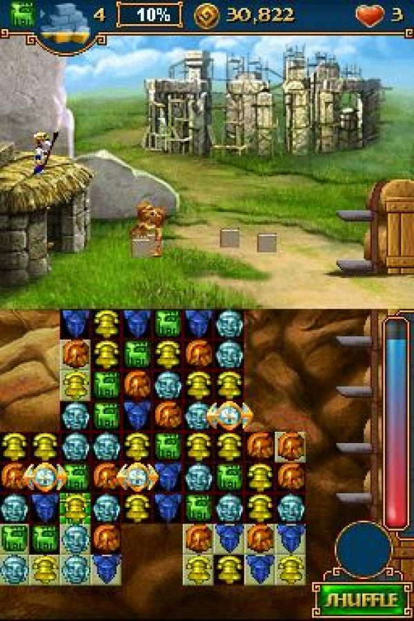 7 Wonders II gameplay for the Nintendo (DS) video game