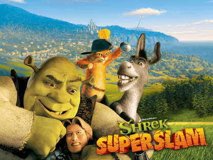 Shrek Superslam for Xbox (Xbox) promo action fighting video game.