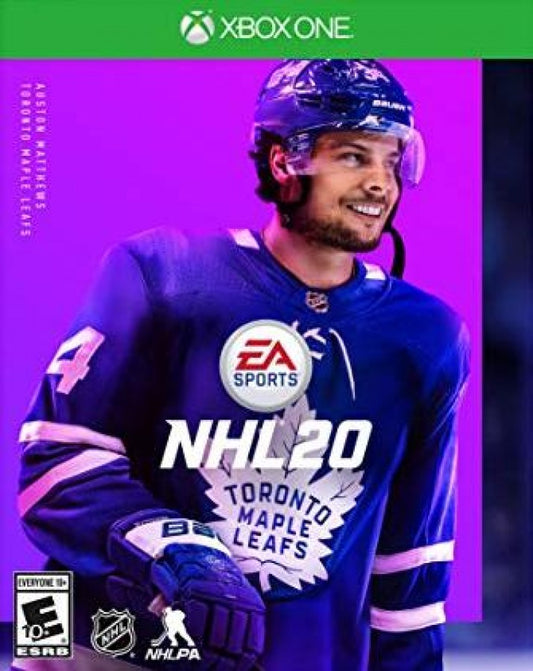 NHL 20 cover art for Xbox One (XONE) video game