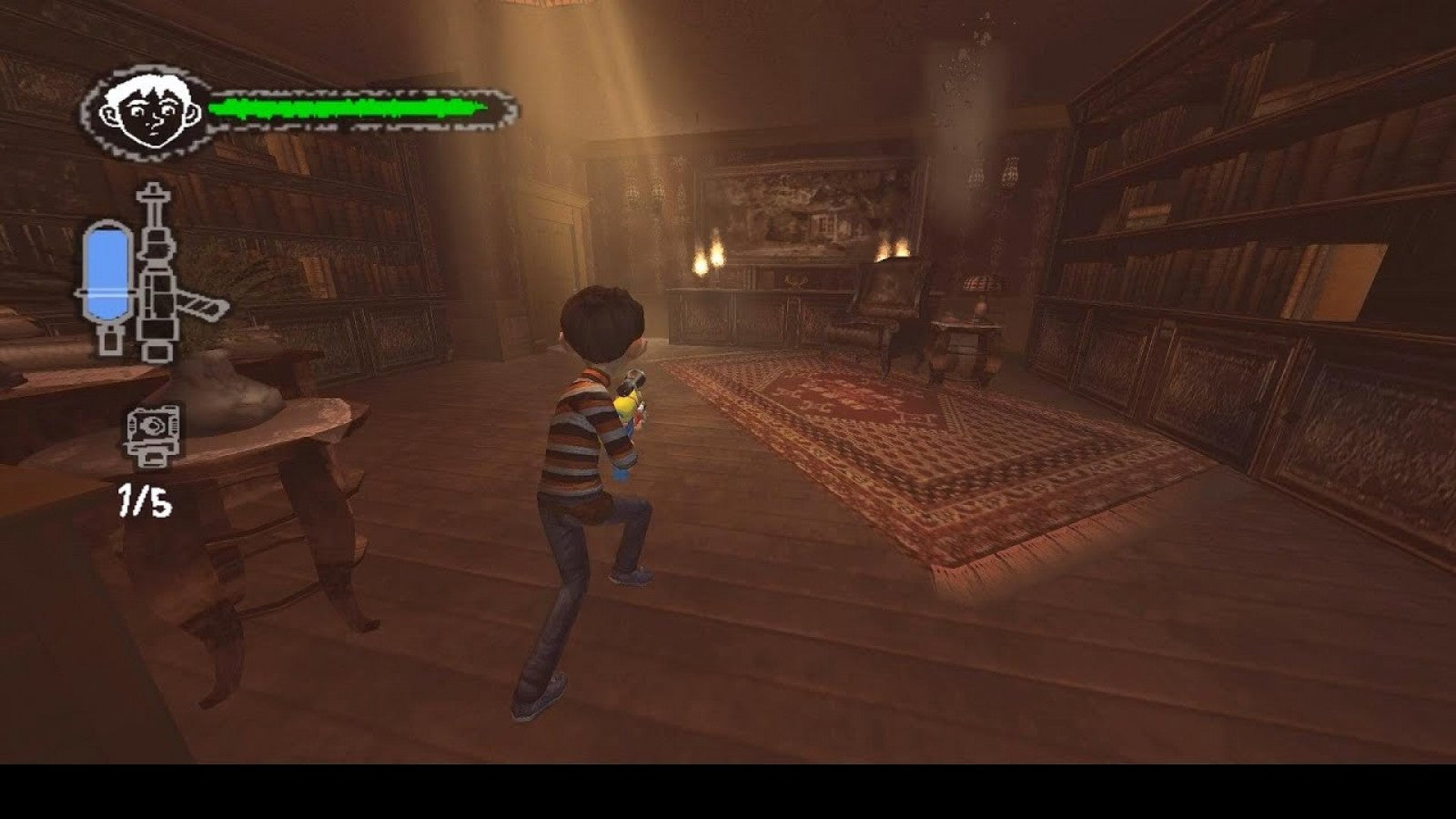 Monster House gameplay for GameCube game featuring spooky action adventure gameplay based on the animated film 