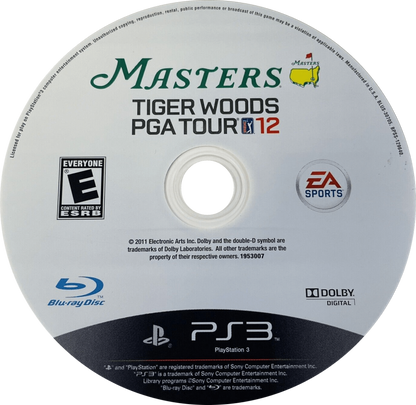 Tiger Woods PGA Tour 12 [The Masters Collector's Edition] disc for PlayStation 3 (PS3) video game