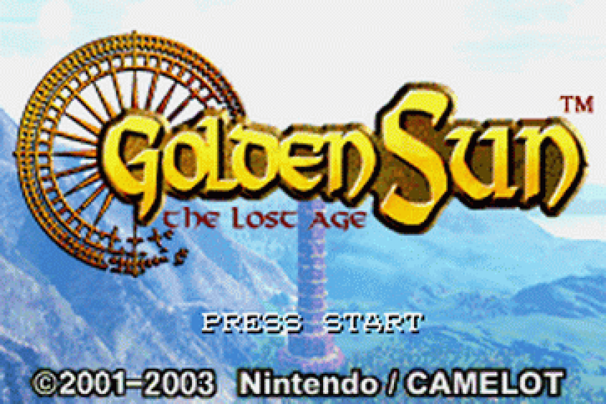 Pirates of the Caribbean Curse Of The Black Pearl Game Boy Advance GBA action platformer sword fighting title screen
