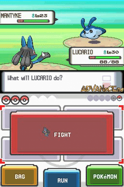 Pokémon Diamond gameplay for Nintendo DS (DS) Pokémon RPG adventure video game