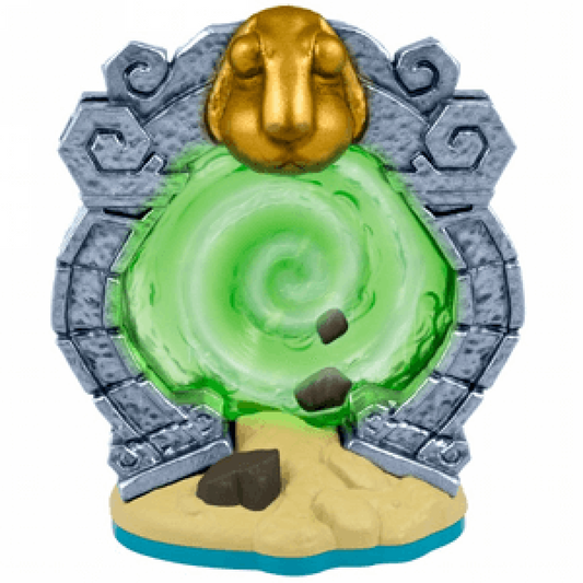 Sheep Wreck Island Skylanders Swap Force magic item figure, detailed island base with sheep-themed elements and shipwreck design, unlocks bonus in-game level, collectible accessory from Skylanders Swap Force series
